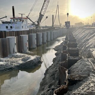 Renovatie Kade Het Nieuwe Werk Den Helder Waterbouw Projecten